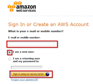 AWS Sign up AWS Sign up