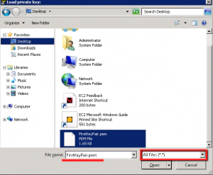 AWS EC2 Load pem file in puttyGen AWS EC2 Load pem file in puttyGen