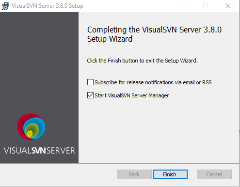 Visual SVN Server Start
