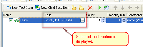 TestComplete Project Test Items