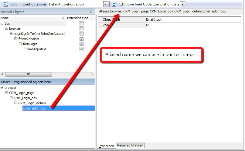 Aliases Pane In TestComplete Aliases Pane In TestComplete