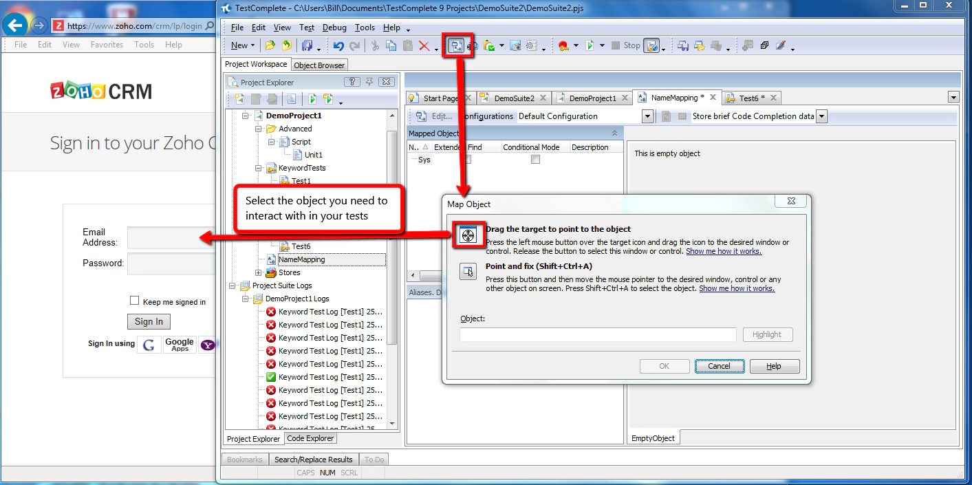 Map Object In TestComplete Map Object In TestComplete