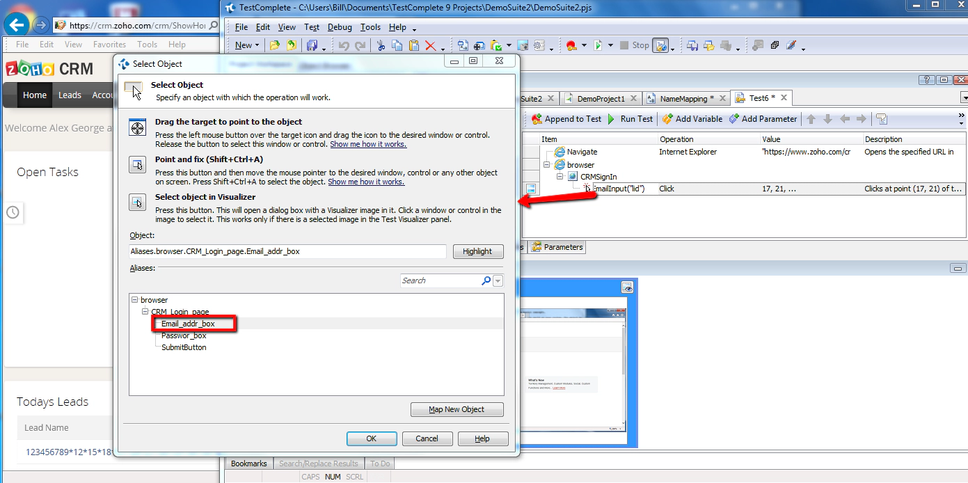 Using Aliases in TestComplete Using Aliases in TestComplete