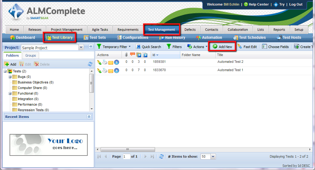 Add New Test Case in QAComplete Add New Test Case in QAComplete