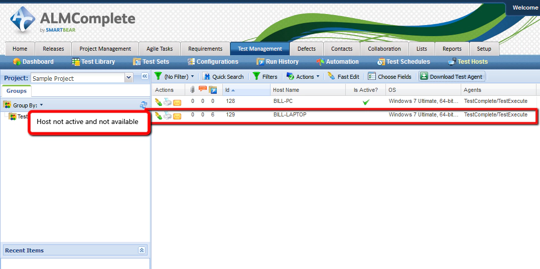 Show Hosts In QAComplete Show Hosts In QAComplete