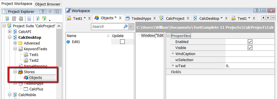 Fast Start TestComplete – Module 9: Checkpoints and Stores