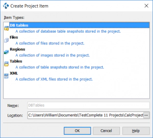 testcomplete stores select