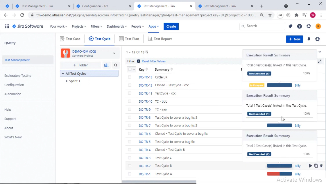 Displaying Execution Result Displaying Execution Result