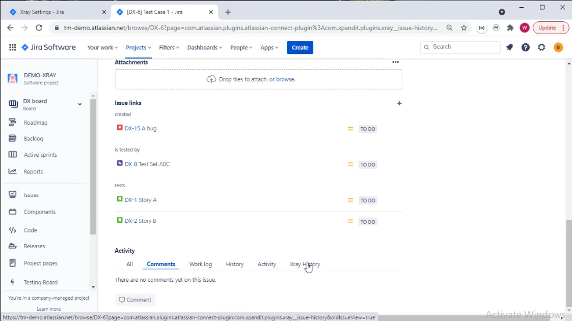 Tracking Changes In Xray