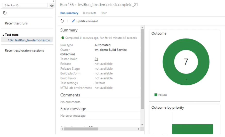 Testcomplete Azure Get Test Results Testcomplete Azure Get Test Results