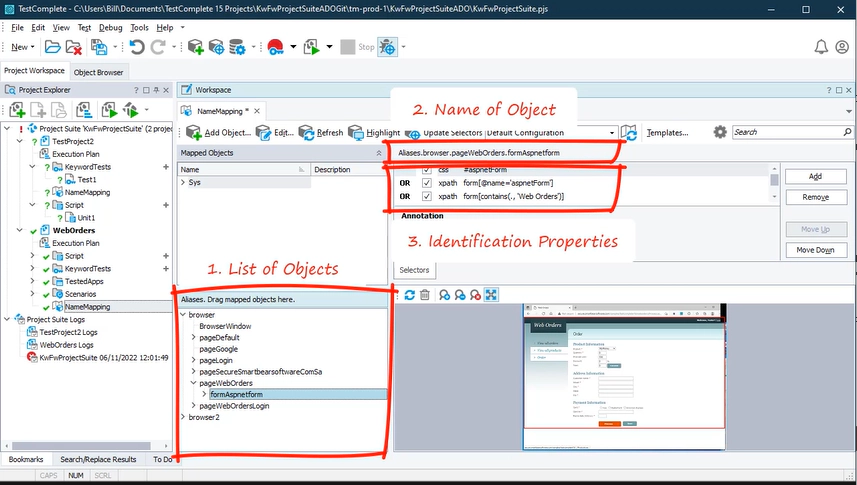 Testcomplete Object Identification Properties Testcomplete Object Identification Properties