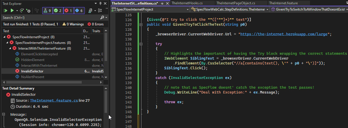 Exception Caught And Thrown Again Exception Caught And Thrown Again