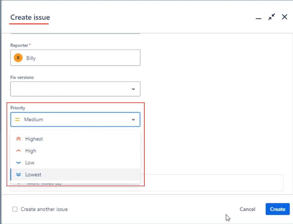 Jira Issue Priority Jira Issue Priority