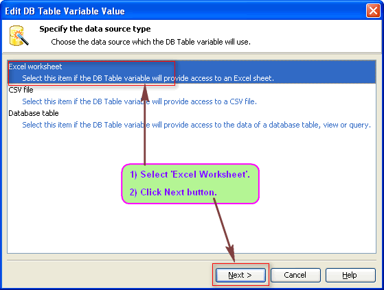 EditDBTableVariable