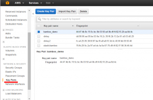 AWS Key Pairs