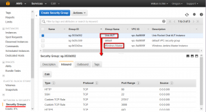 AWS EC2 Instance Security Groups