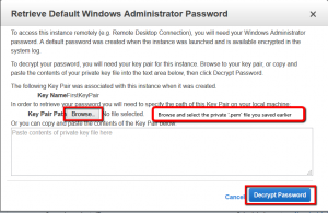 AWS EC2 Decrytp Windows Password