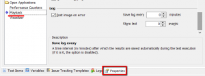 TestComplete Log Properties