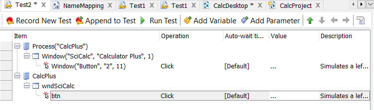 testcomplete test workspace