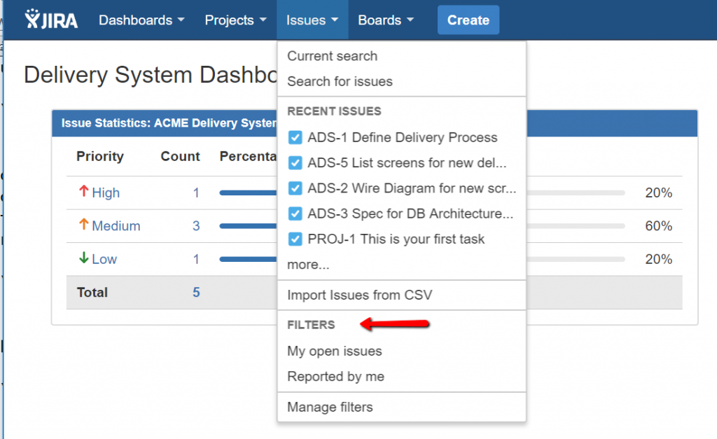 Jira Basics Module 6 Custom Dashboards and Filters Test Management