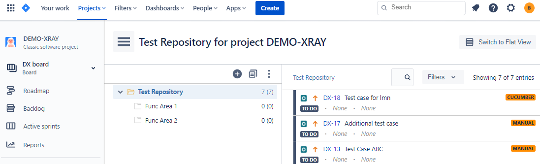 XRay Test Repository